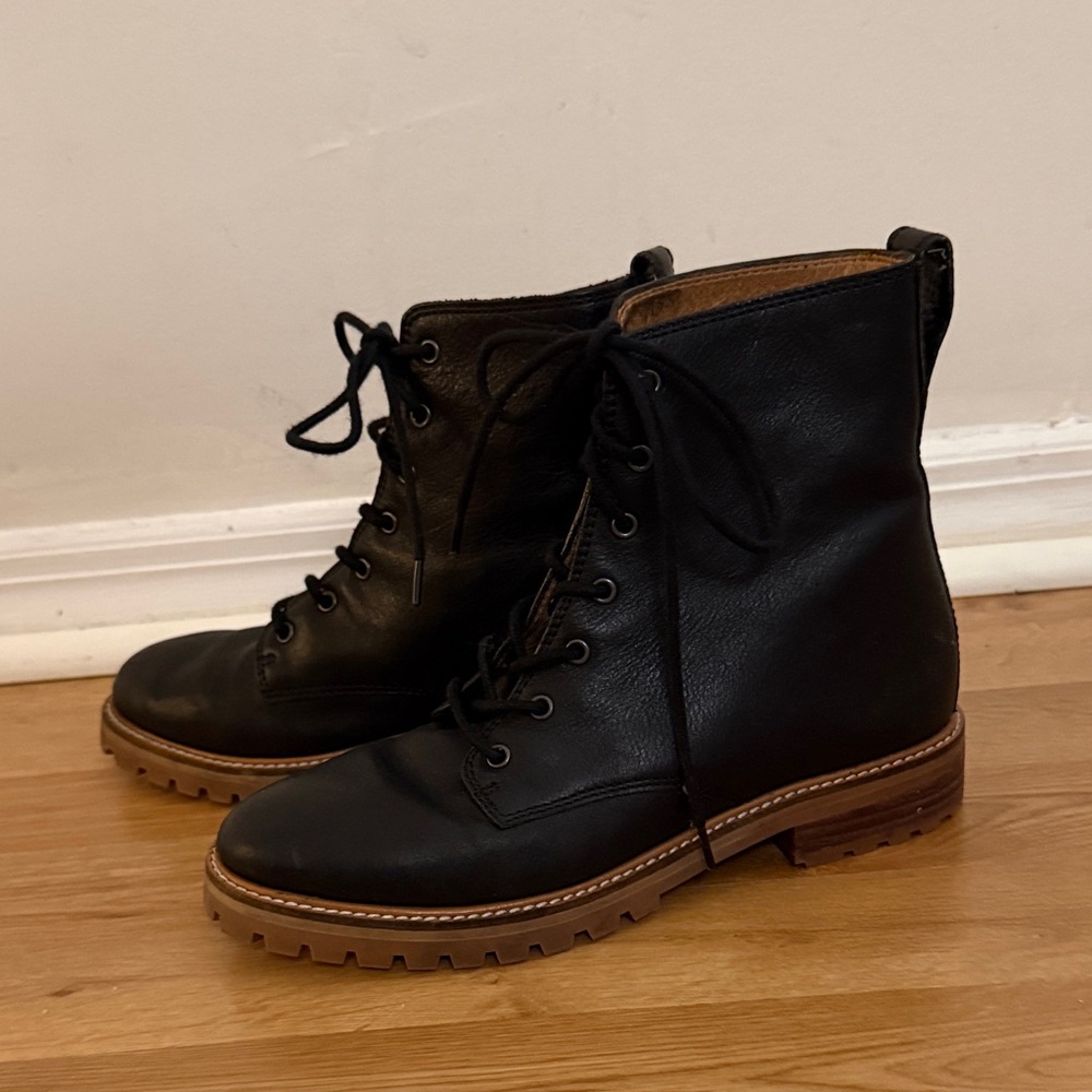 Madewell Claire Lace Up Boots